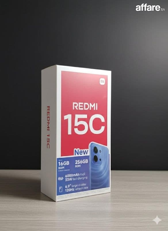 Smartphone Xiaomi Redmi 15C 4G 8Go 256Go