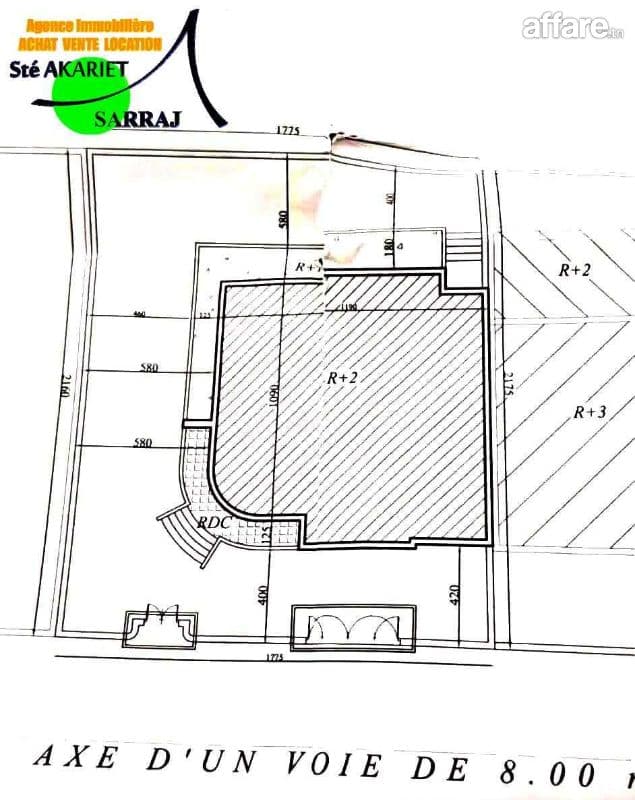 Lot [#383m²]#Au 3éme Position de la #Plage #Hammem Sousse
