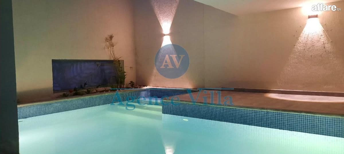 un appartement s3 avec piscine à gammarth 