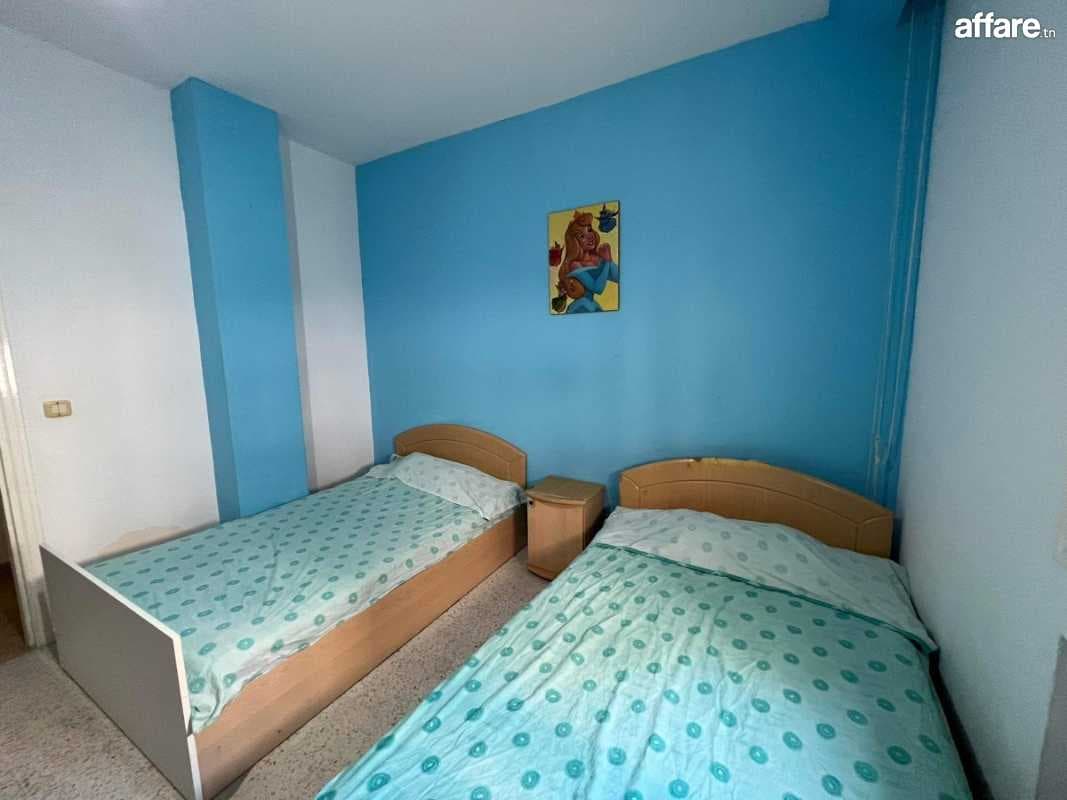 Location appartement meublé trois chambres salon à Tunis rou