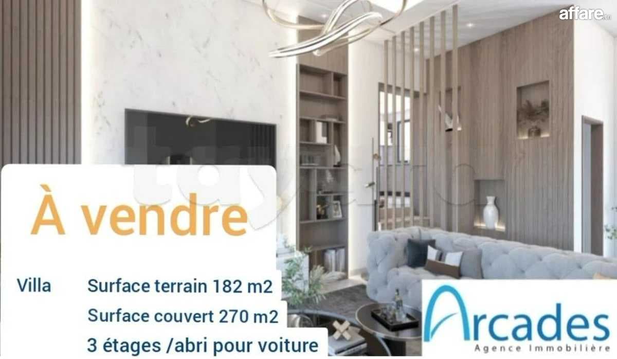 Coquette villa inachevée à vendre à Sahline-Monastir🔥🔝 