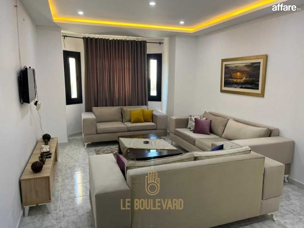 A Louer Etage De Villa S+2 Haut Standing à Lido, Nabeul