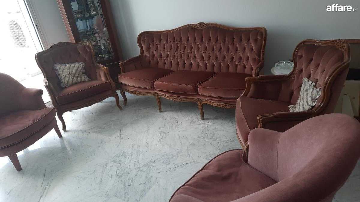 Salon rustique