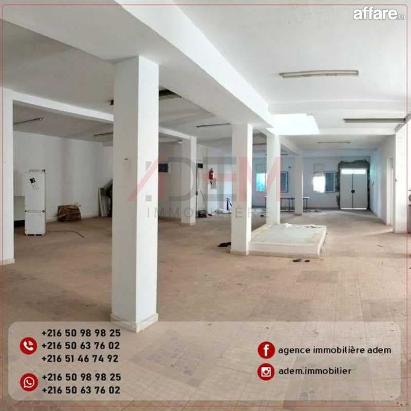 Local de 320 m² bien situé à Hamem Sousse