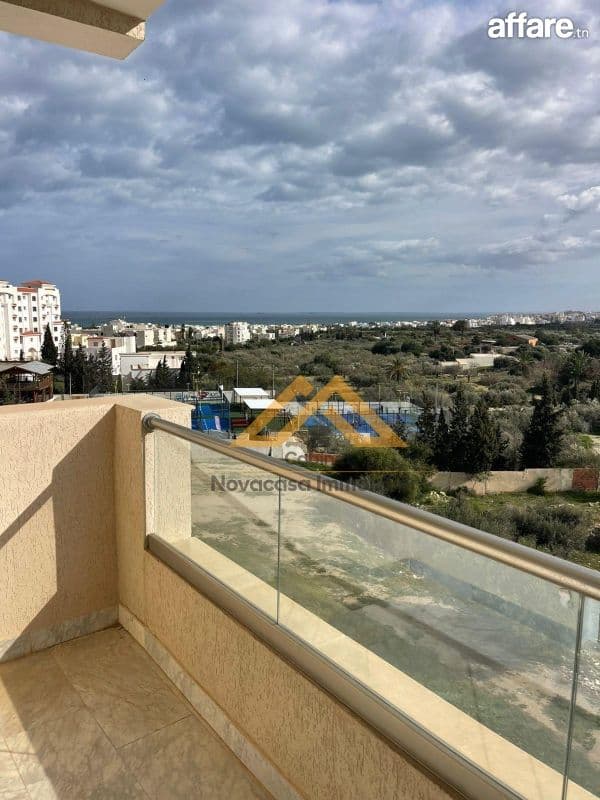 appartement s+3 à Kantaoui avec vue dégagée