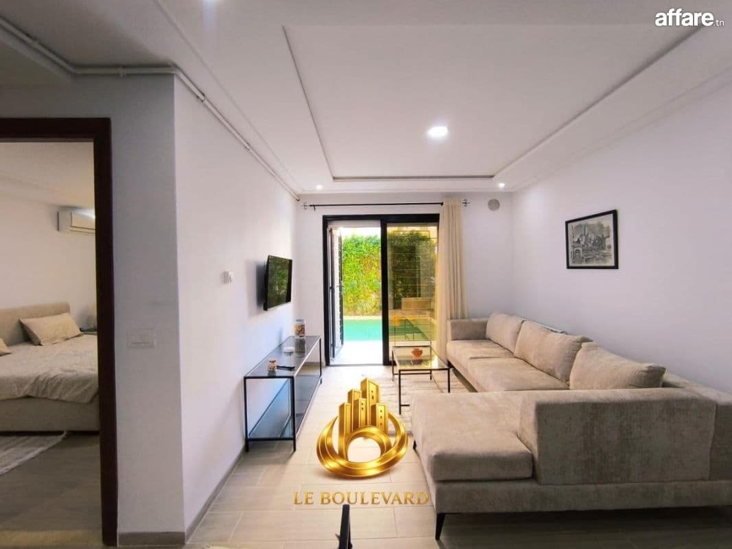 A louer Appartement avec jardin à AFH Mrezga , Cité El Wafa
