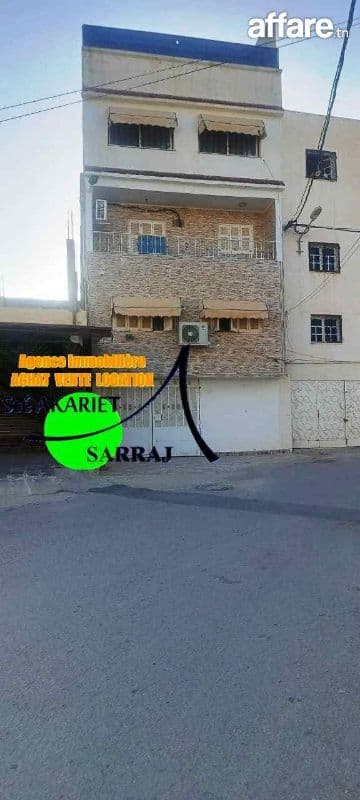 #Maison (#Style Triplex) de Superficie [#168m²]#Oued Ghnim