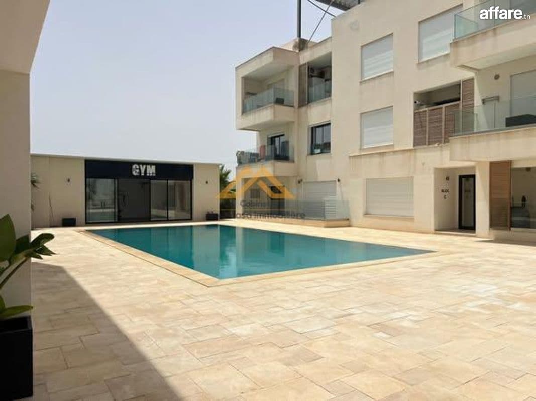 Appartement S+2 meublé avec parking et cellier 