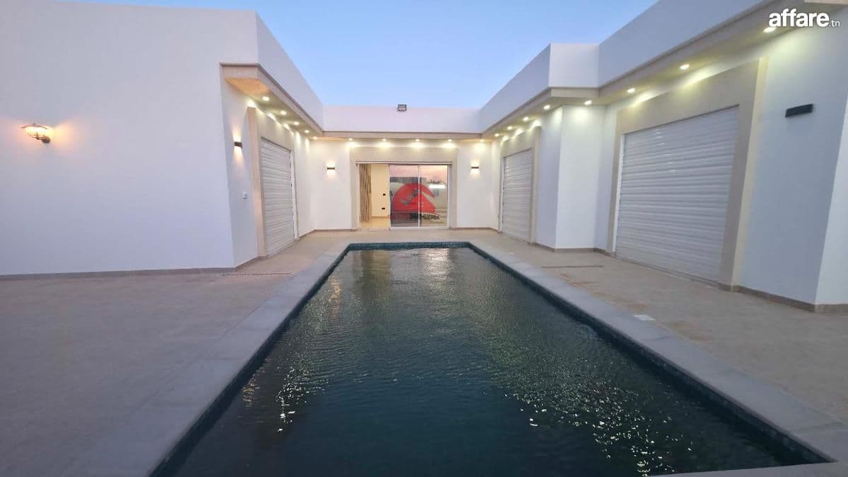 Villa neuve titrée à vendre à Ghizen Djerba