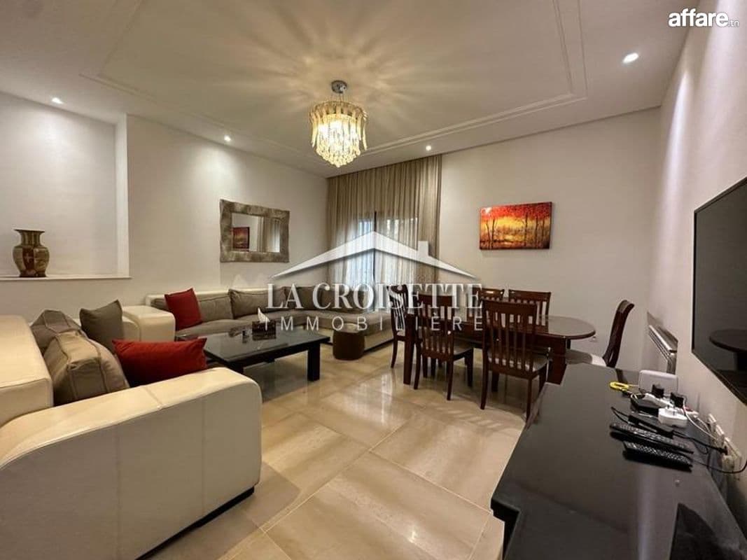 Appartement s3 meublé avec jardin àAin Zaghouan nord MAL0527
