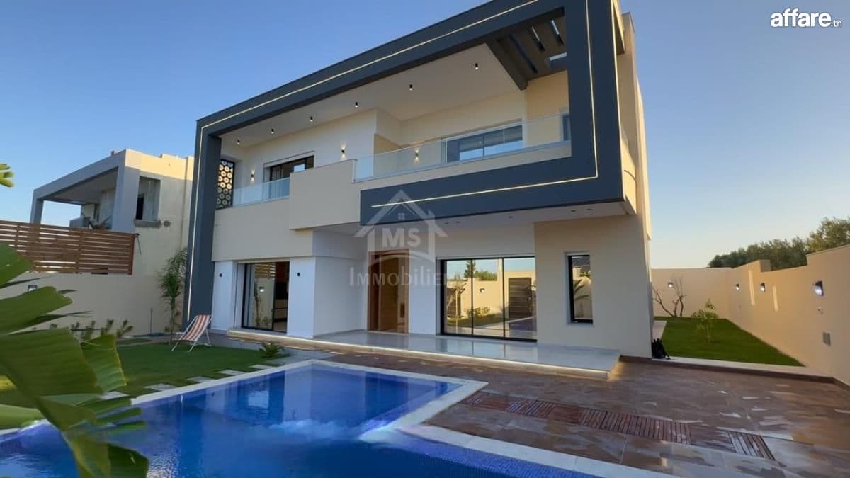 Villa toute neuve avec piscine et jardin à vendre 51355351
