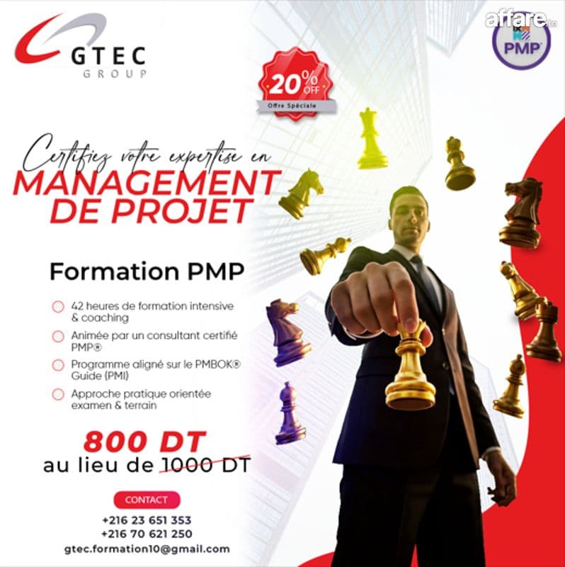 DEVENEZ CHEF DE PROJET CERTIFIÉ PMP® – BOOSTEZ VOTRE CARRIÈR