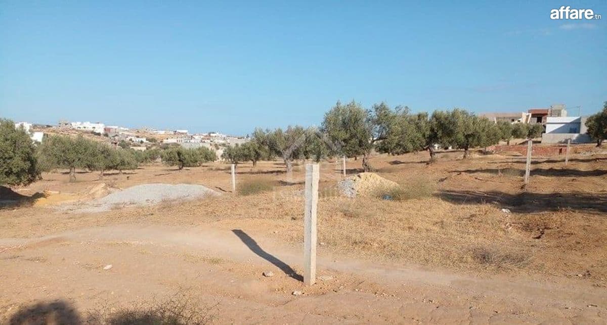 Terrain de 400 m² avec vue de mer à Hammamet Sud à vendre 