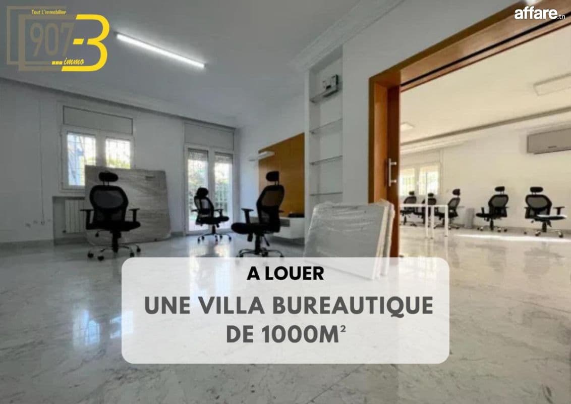 À louer – Villa à usage bureautique – Notre Dame