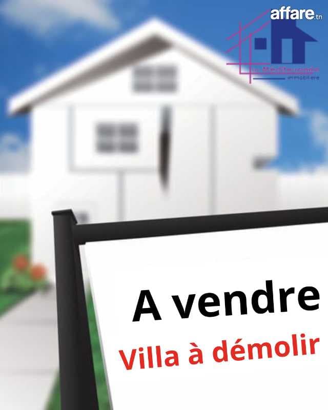A vendre villa à démolir au Bardo