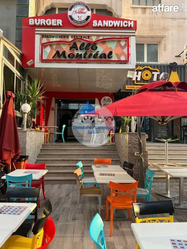 À vendre : Fonds de commerce de restaurant Sahloul
