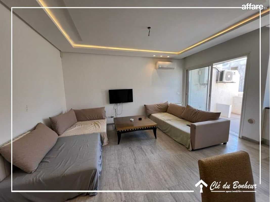 Appartement S+1 avec terrasse près Clinique Soukra