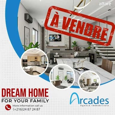 Villa à la Falaise de Monastir à vendre🔥✨
