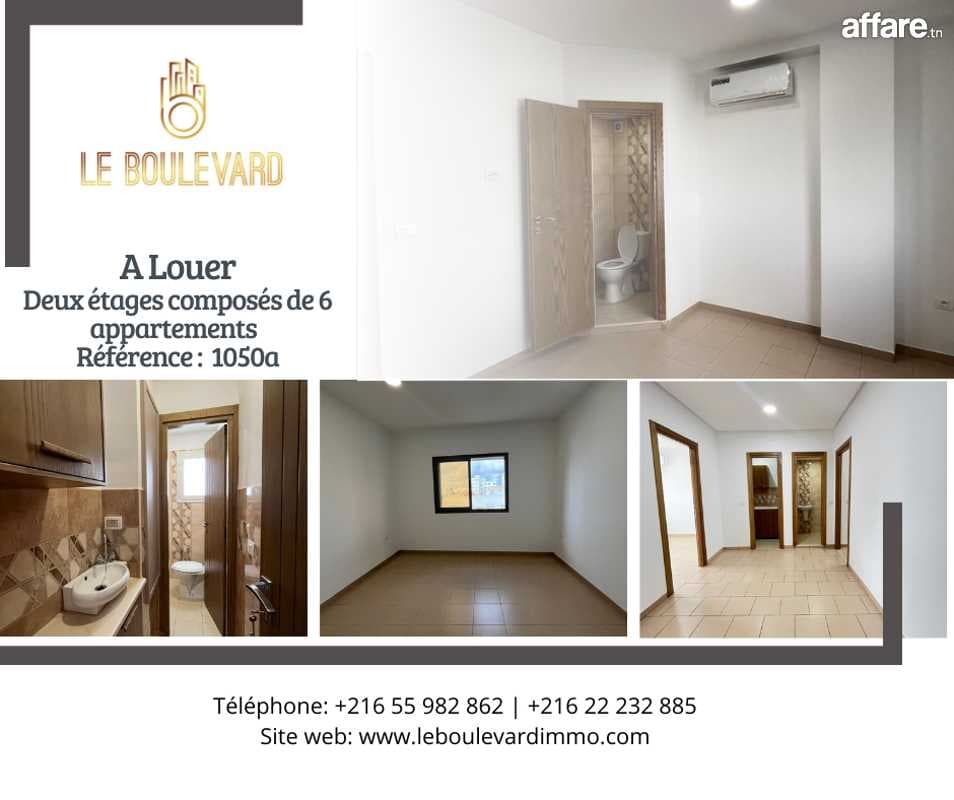 A Louer Deux Etages Composés De 6 Appartements Haut Standing