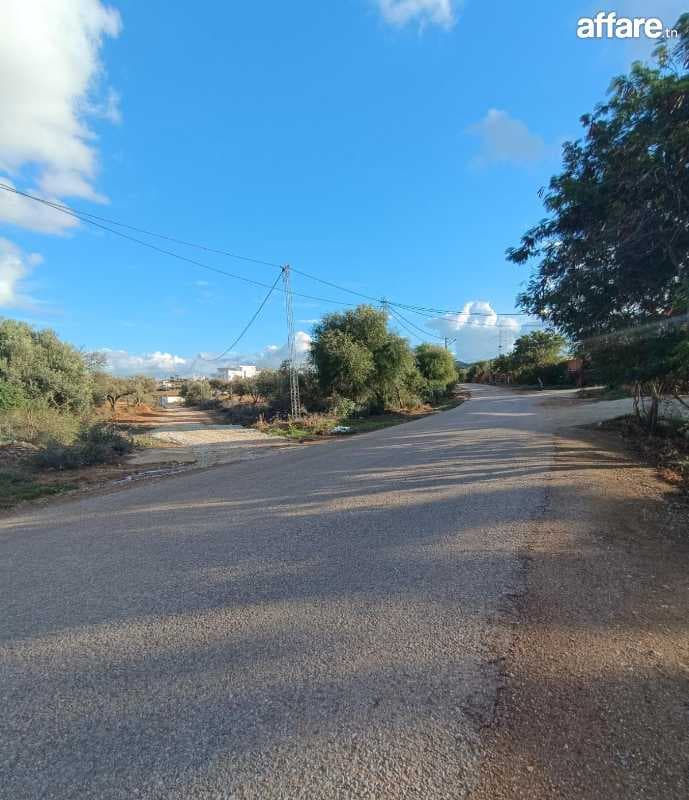 Terrain à Cabalet Ben Ammar à 5 km de Géant