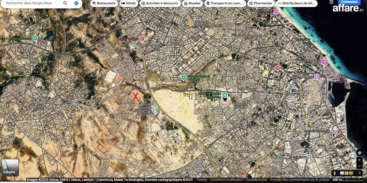 Terrain #d'investissement [#3455m²] #Kalâa Seghira