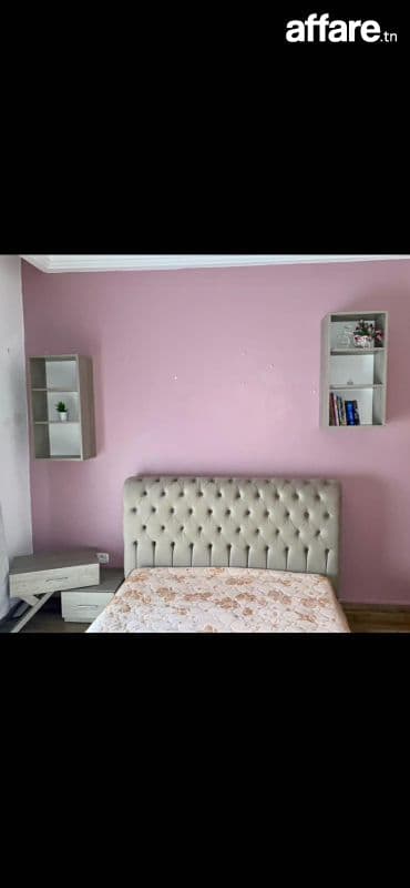 Pack Chambre à Coucher (Lit + Chevet + Coiffeuse+Tabouret )