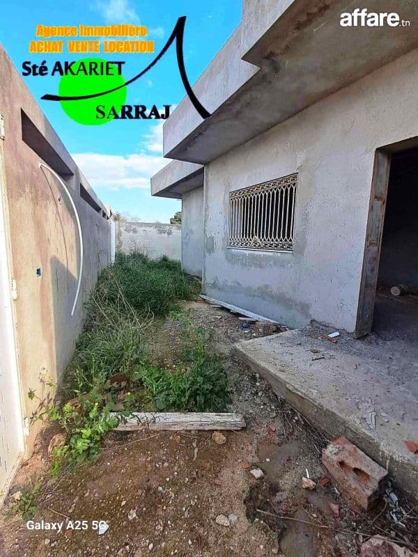 #A VENDRE #Villa #Manque de Finition #Chott Romaine #Akouda