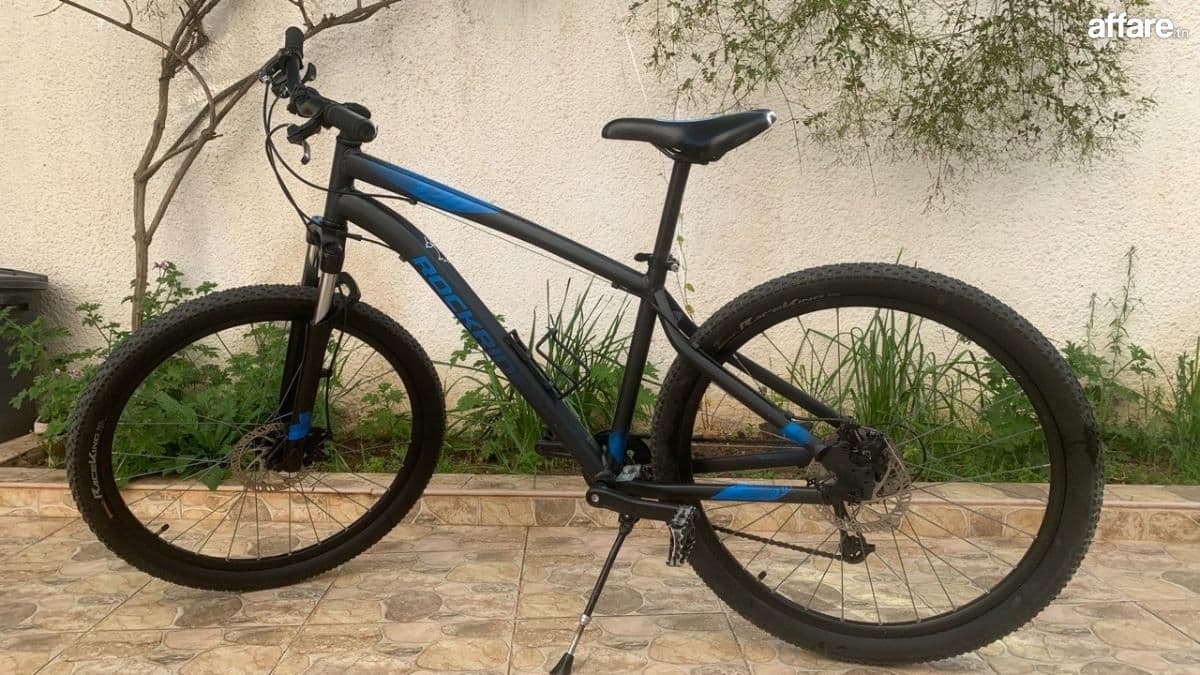 ROCKRIDER  Vélo vtt randonnee st 120 noir bleu 27,5"