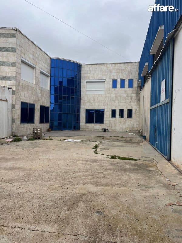 A louer Usine avec administration à Route Somaa , Nabeul