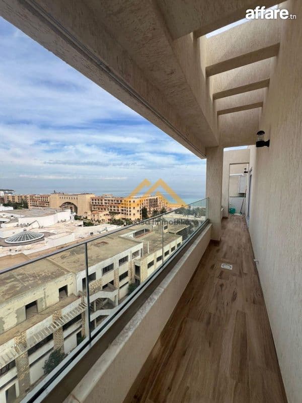  À louer – Appartement S+1haut standing meublé, vue mer
