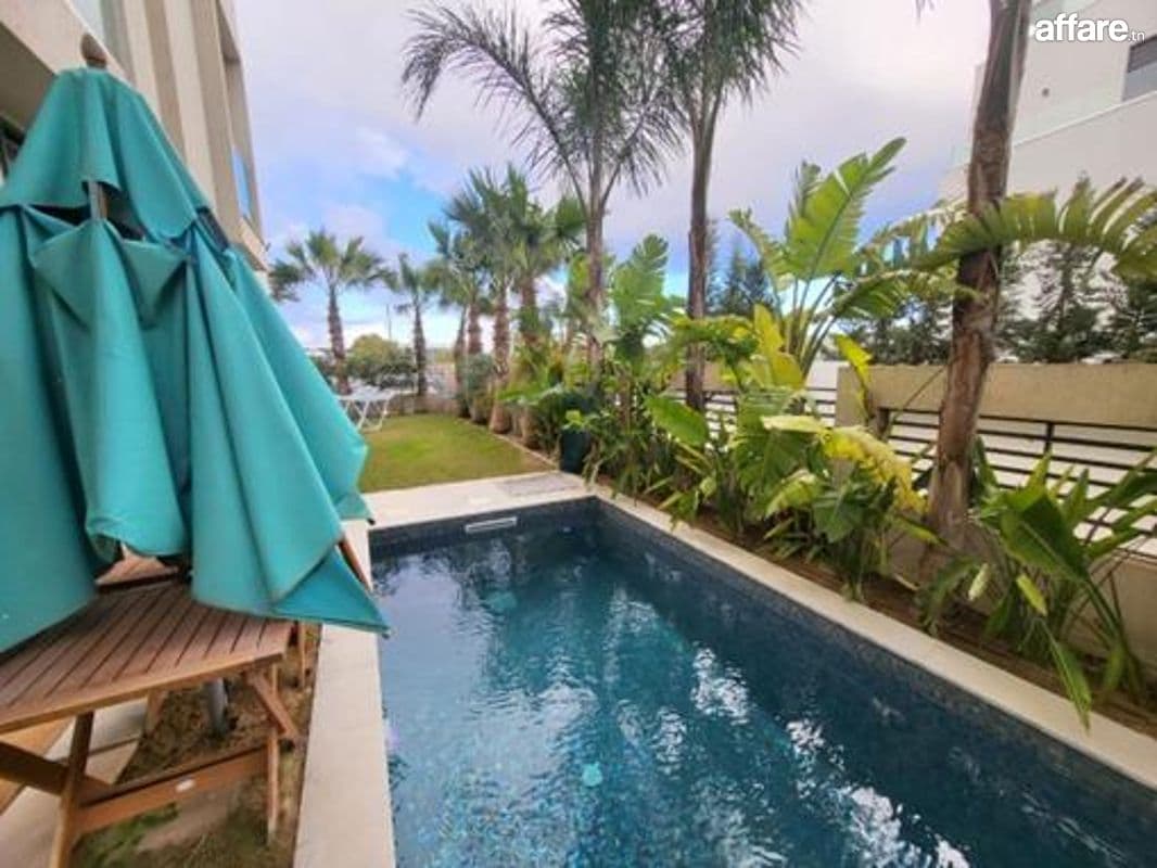 Super apprt meublé avec piscine à sidi daoud