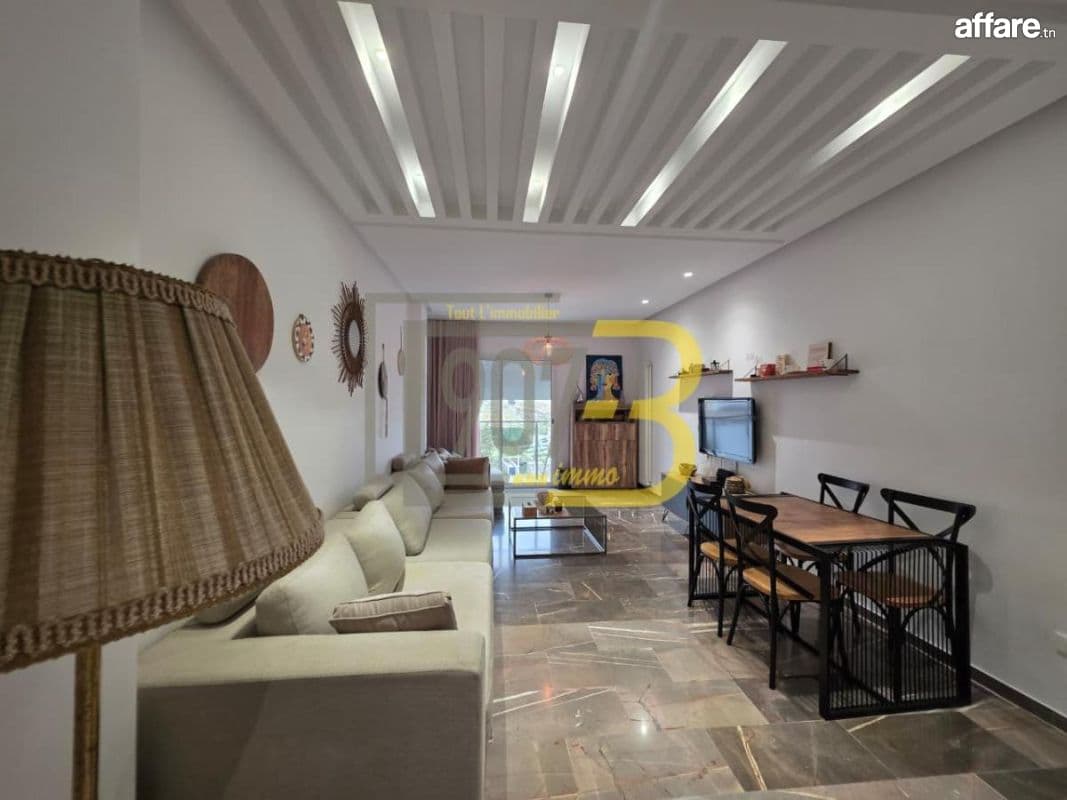 À louer En Exclusivité Appartement S+2 vide à Ennaser 2.