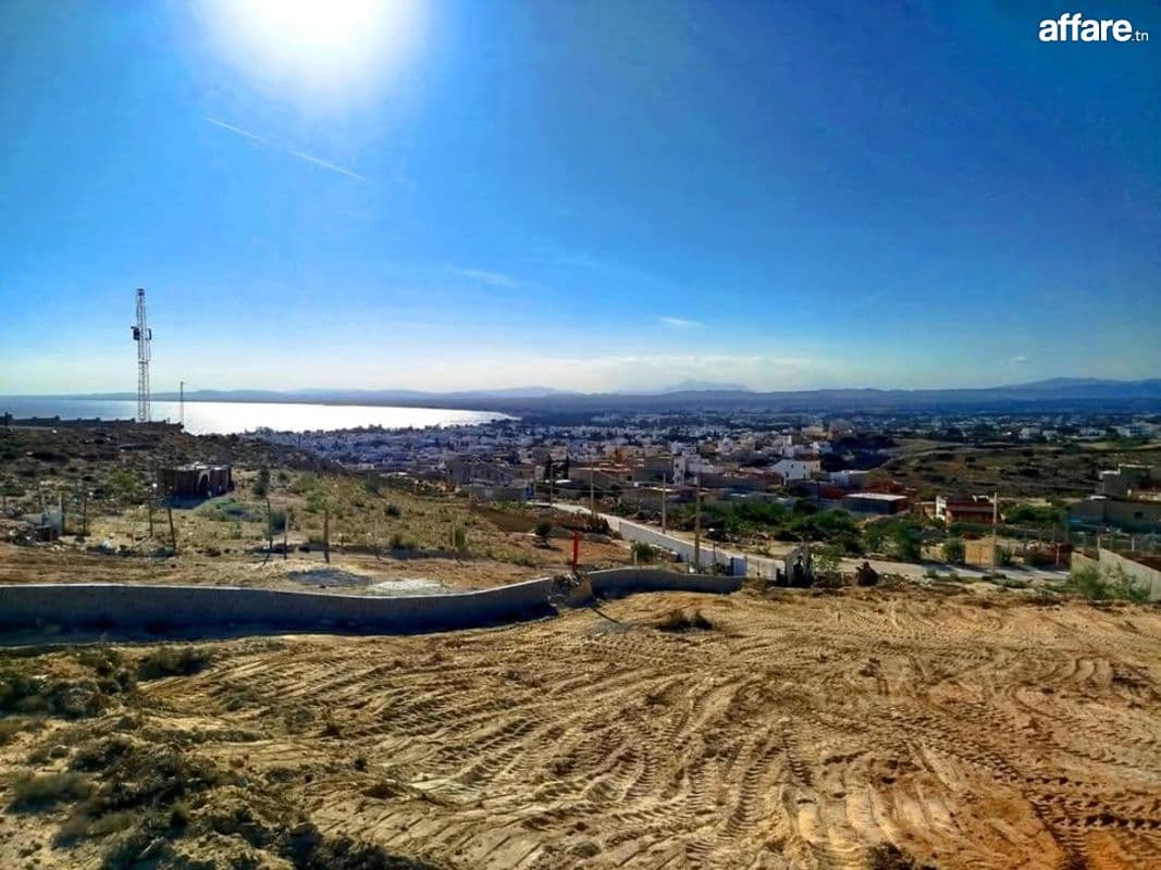 TERRAIN A VENDRE A HAMMAMET FUTURE PROJET VILLA VUE PANORAMI