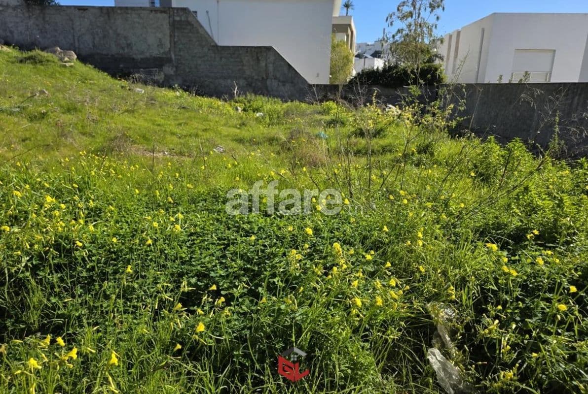 Vente Terrain à Jardin d'Elmenzah