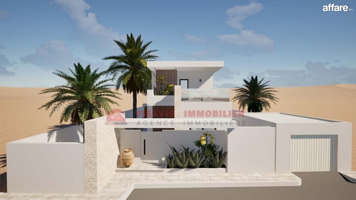 Villa avec piscine à vendre sur plan à Djerba – ZU