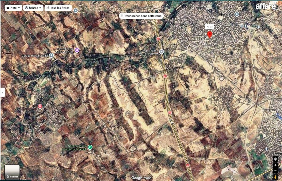 Lot [#425m²] Prés #Mosquée Ennour #Kalaa Seghira #El Nageur