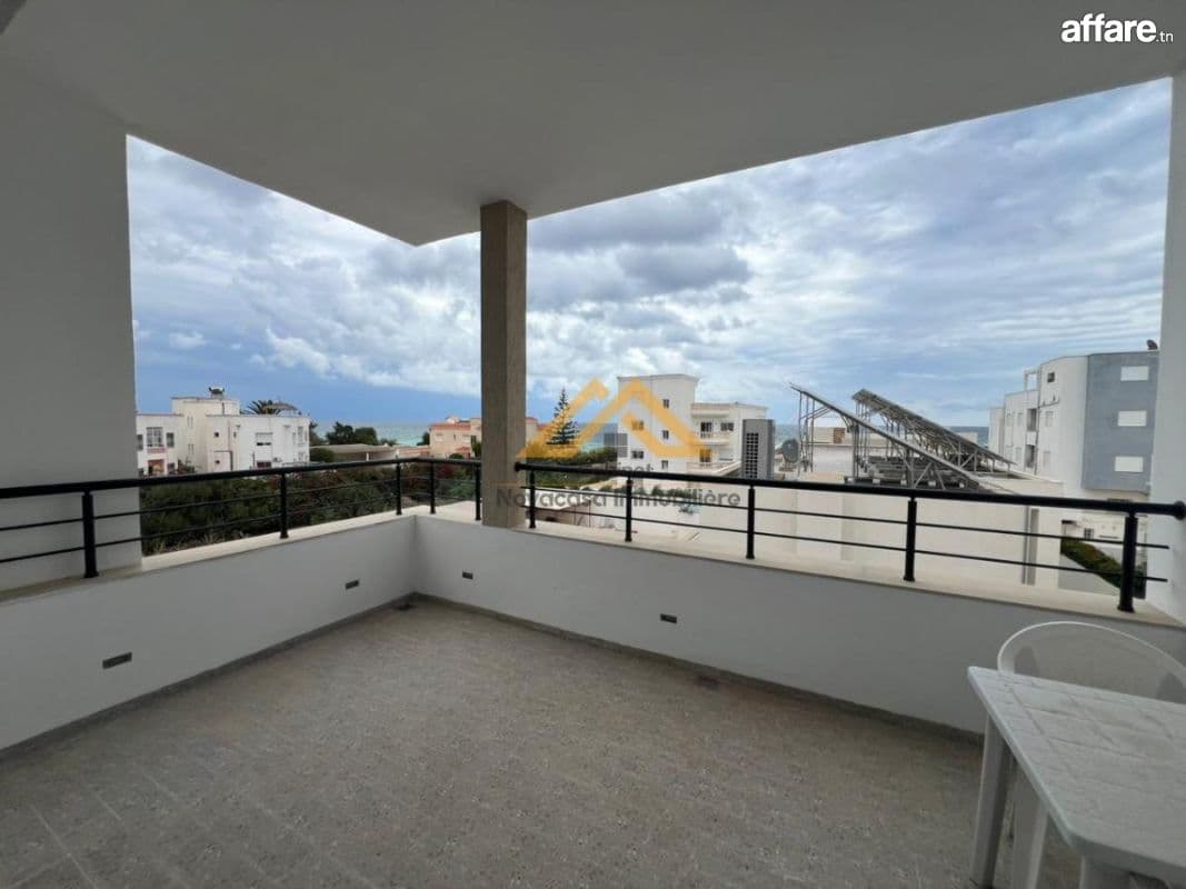 À louer | Appartement S+2 meublé – Chott Mariem