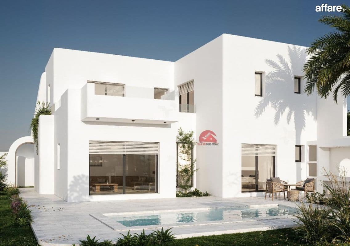Projet clé en main : villa avec étage à Houmt Souk Djerba – 