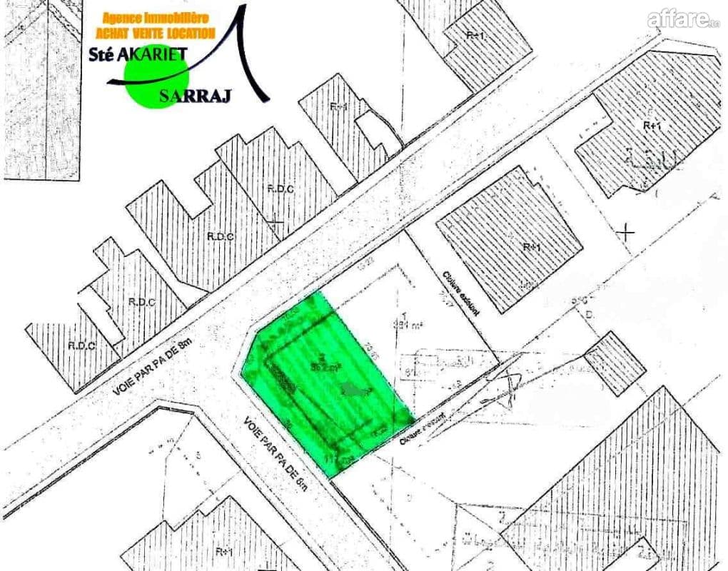 Terrain [#362m² = #Deux Façades] Prés de Carrefour Market 