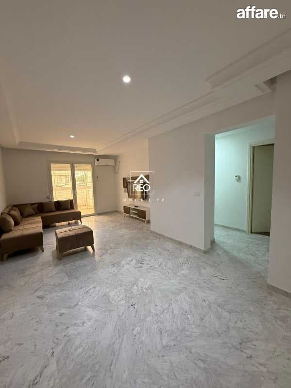 À LOUER : Un appartement S+2 ( meublé ) situé au Jardin de l
