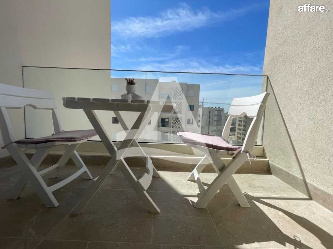 S+1 de 74m² meublé - jamais habité - Ain Zaghouen nord