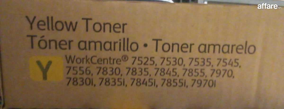 toner jaune Xerox WorkCentre
