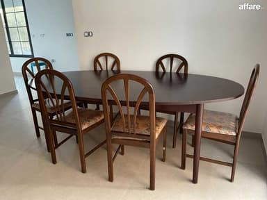 salle à manger kemla (buffet Miroir table et 6 chaises)
