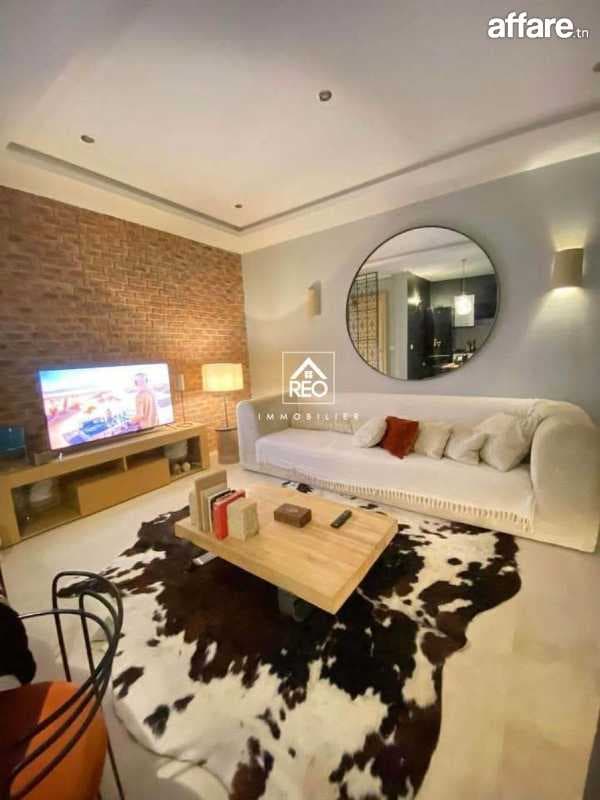 À LOUER : Un appartement S+2 ( meublé ) situé à Gammarth