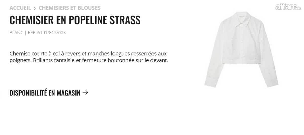 chemise blanche 
