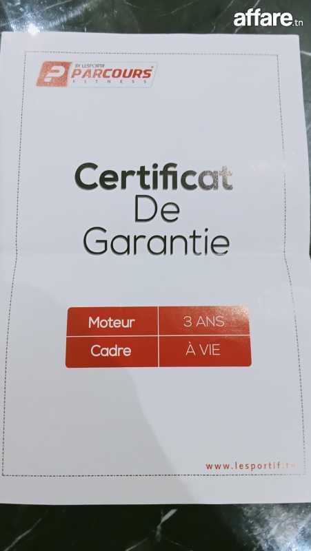 Tapis roulante neuf parcour fitness A4 avec garantie