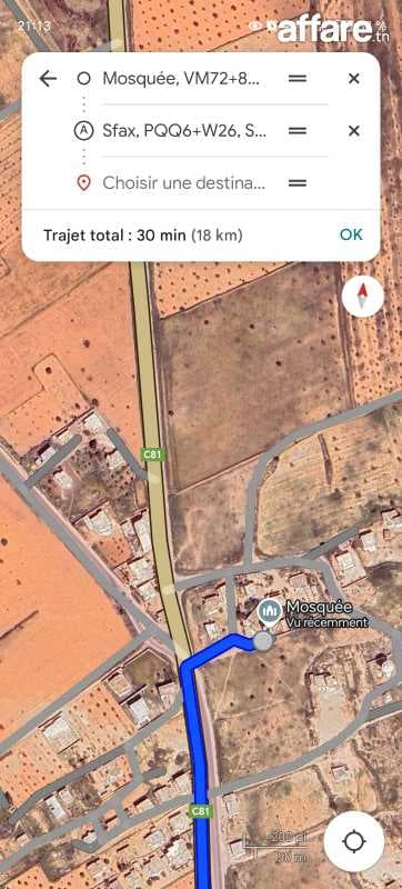 3 Terrain route Ain w gremda klm 18 