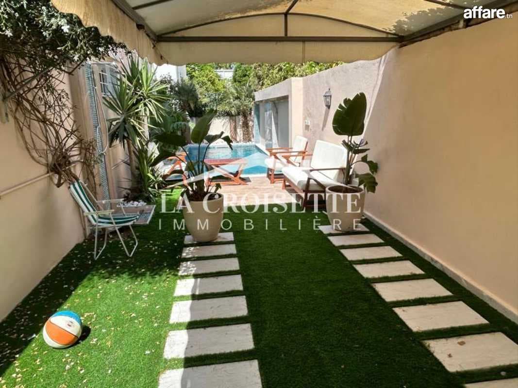 Duplex S+4 avec jardin et piscine à Carthage ZDL0657