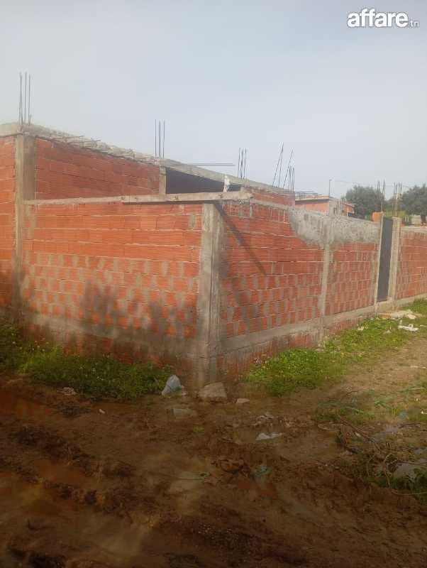 Maison 150 m2 inachevé borj taleb bizerte 