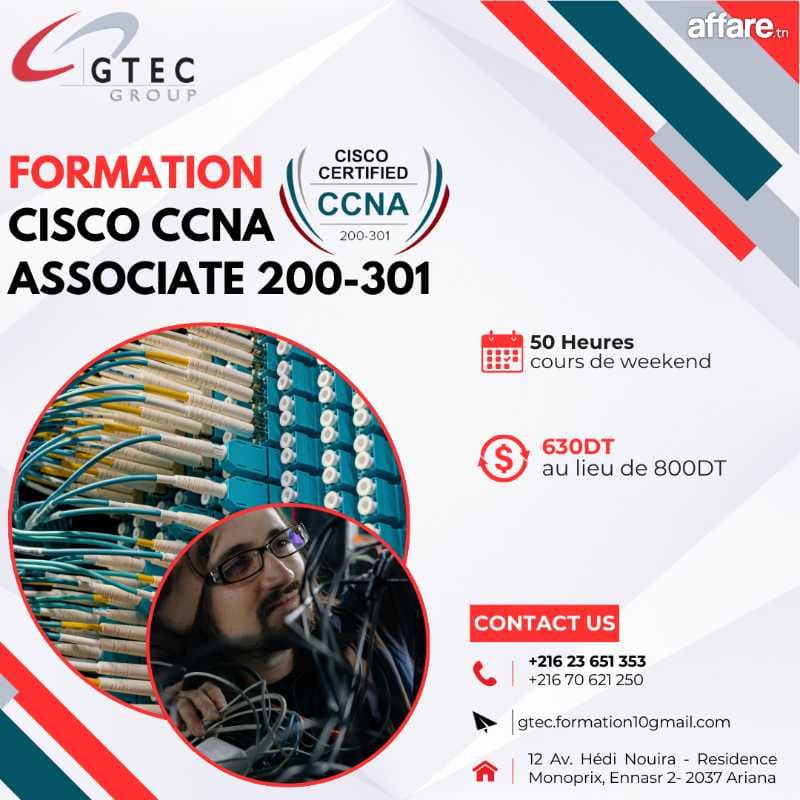 Formation Cisco CCNA Associate 200-301